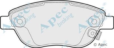 APEC BRAKING pad1533 -  Комплект тормозных колодок, дисковый тормоз